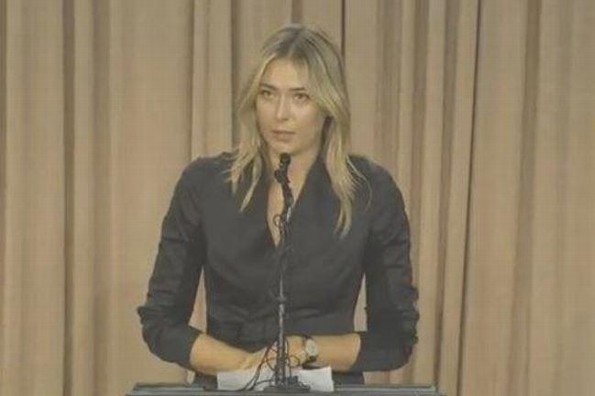 María Sharapova confiesa su dopaje en el tenis