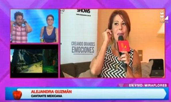 Alejandra Guzmán arremete contra conductor en Perú (VIDEO)