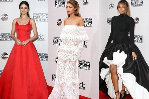 American Music Awards: checa los looks de las celebridades en la alfombra roja (FOTOS)