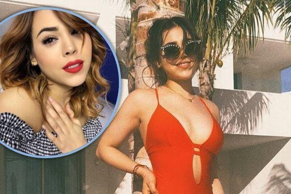 Danna Paola Posa Con Sexy Traje De Baño Y Muestra Revelador Tatuaje ¡en La Entrepierna Fusión 2207