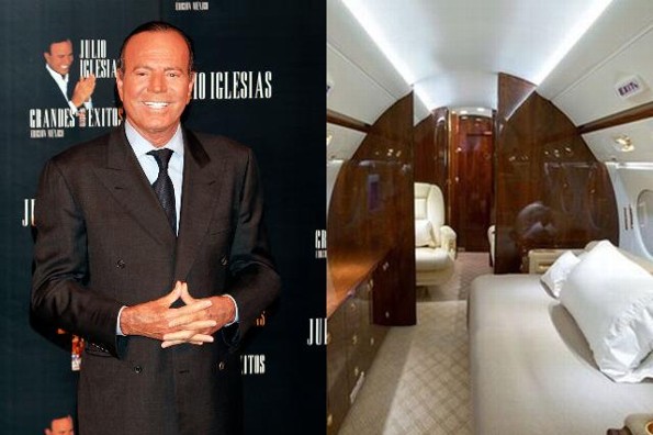 Julio Iglesias intenta rematar su avión de ¡32 MDD!