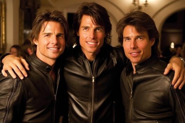 Dobles de Tom Cruise celebran el estreno de 