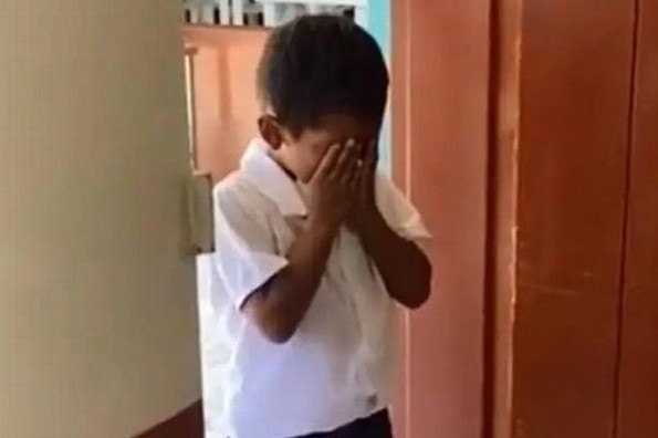 Imagen Compañeros le celebran cumpleaños a niño y su reacción conmueve las redes (+video)