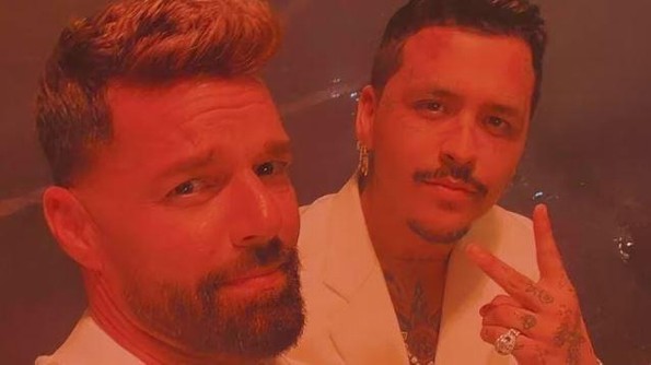 Imagen Ricky Martin y Cristian Nodal, lanzan nueva versión de 'Fuego de noche, nieve de día'(+video)
