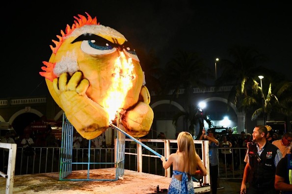 Con la quema del Mal Humor dan por iniciado el Carnaval 2024 ¡El más alegre del mundo!