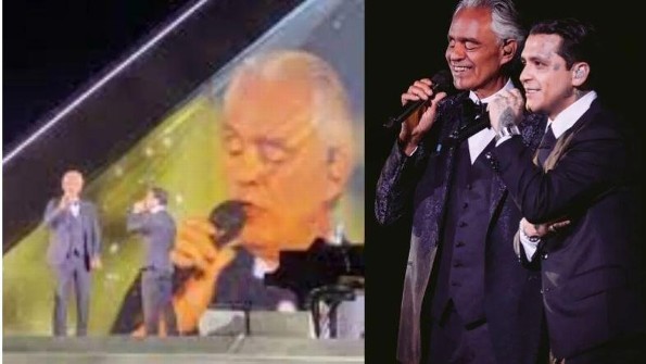 Christian Nodal destaca como único mexicano invitado por Andrea Bocelli (+fotos)