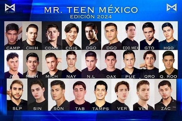 Final de Míster Teen México será en Veracruz (+fotos)