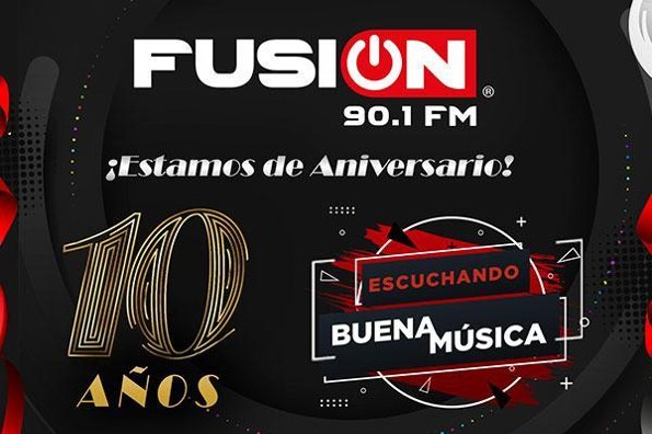 ¡FUSIÓN 90.1 FM celebra 10 años de buena música!