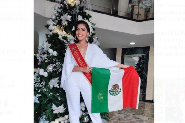 ¡Mucha suerte! Veracruzana llega a Colombia para representar a México en certamen de belleza 