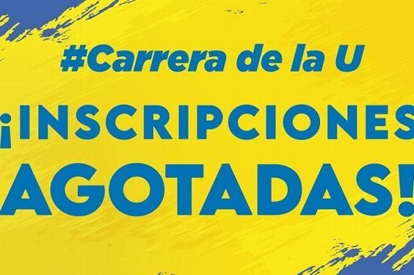 ¡Histórico! Agotadas las inscripciones para la Carrera de la U ¡Nos vemos el domingo!