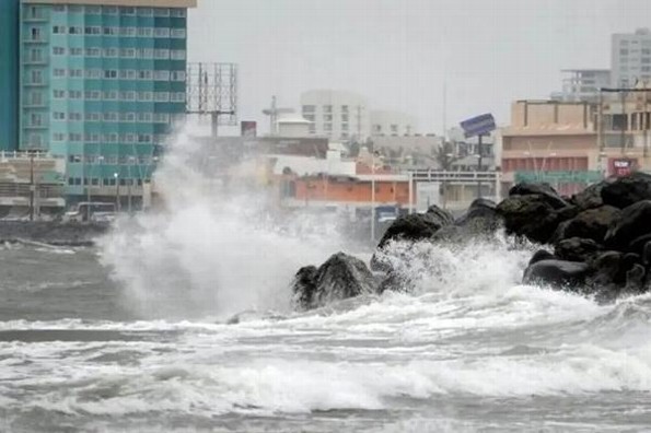 Viene para Veracruz norte violento de 120 km/hora 