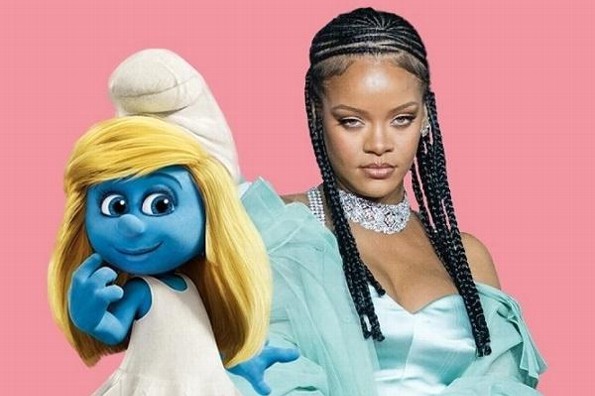 Rihanna es Pitufina en la nueva película de 